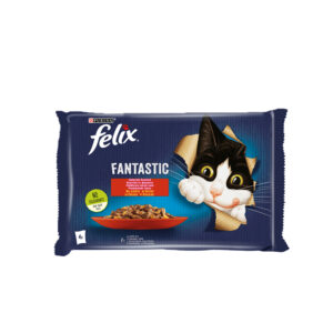Felix Пауч за котки Мултиопаковка Телешко&Пиле