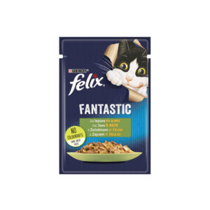 Felix Пауч за котки заек грил в желе