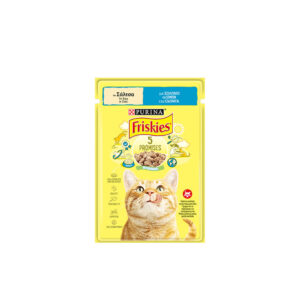 Friskies Adult Пауч за котка Сьомга Хапки Сос