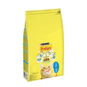 Friskies Hairball Суха храна за котки сьомга
