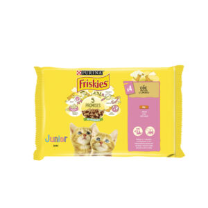 Friskies Пауч за котенца Мултиопаковка хапки в сос