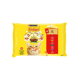 Friskies Пауч за котки Мултиопаковка месо