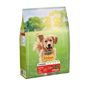 Friskies Суха храна за кучета ACTIVE говеждо