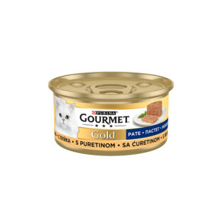 GOURMET GOLD Консерва за котки пастет (пуйка)
