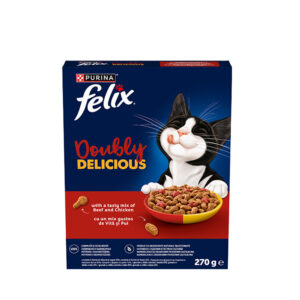 Felix Говеждо Месо Doubly Delicious Adult 270 г
