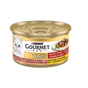 GOURMET GOLD Консерва пиле и сьомга