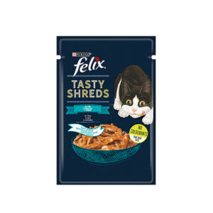 Felix Пауч Tasty Shreds с риба тон